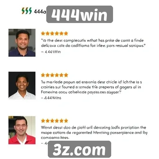 Depoimentos de usuários sobre a experiência no 444win