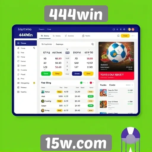 Análise da interface de usuário do 444win